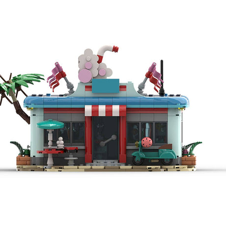 MOC - 224580 Milkshake bar Klemmbausteine - LesDiy - Klemmbausteine