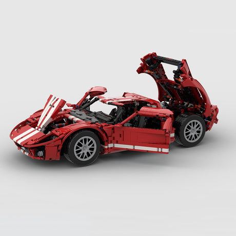 MOC - 224910 1/8 Scale Ford GT Klemmbausteine - LesDiy - Klemmbausteine