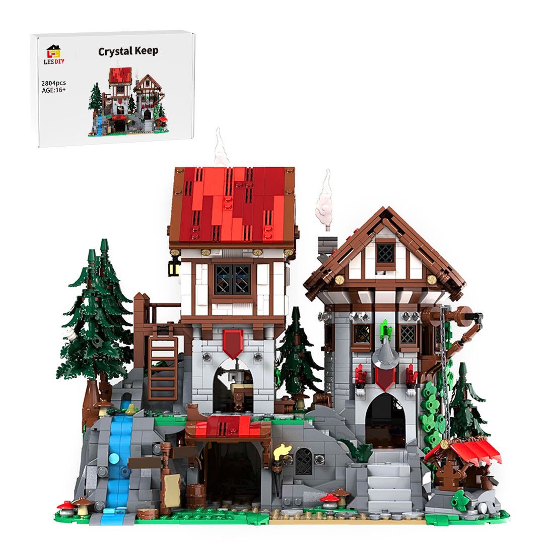 MOC - 225455 Crystal Keep Klemmbausteine - LesDiy - Klemmbausteine