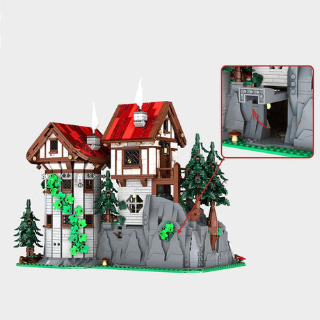 MOC - 225455 Crystal Keep Klemmbausteine - LesDiy - Klemmbausteine