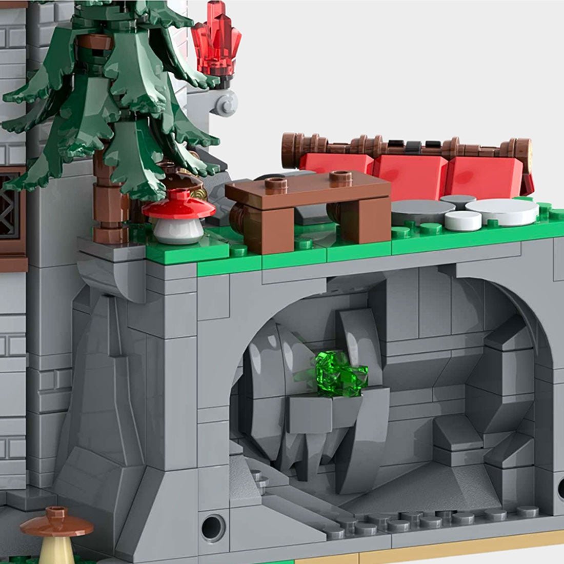 MOC - 225455 Crystal Keep Klemmbausteine - LesDiy - Klemmbausteine