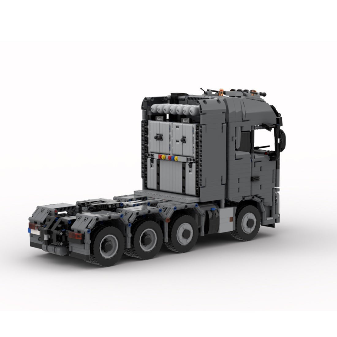MOC - 225599 Volvo FH16_8x6 heavy tractor truck Klemmbausteine - LesDiy - Klemmbausteine