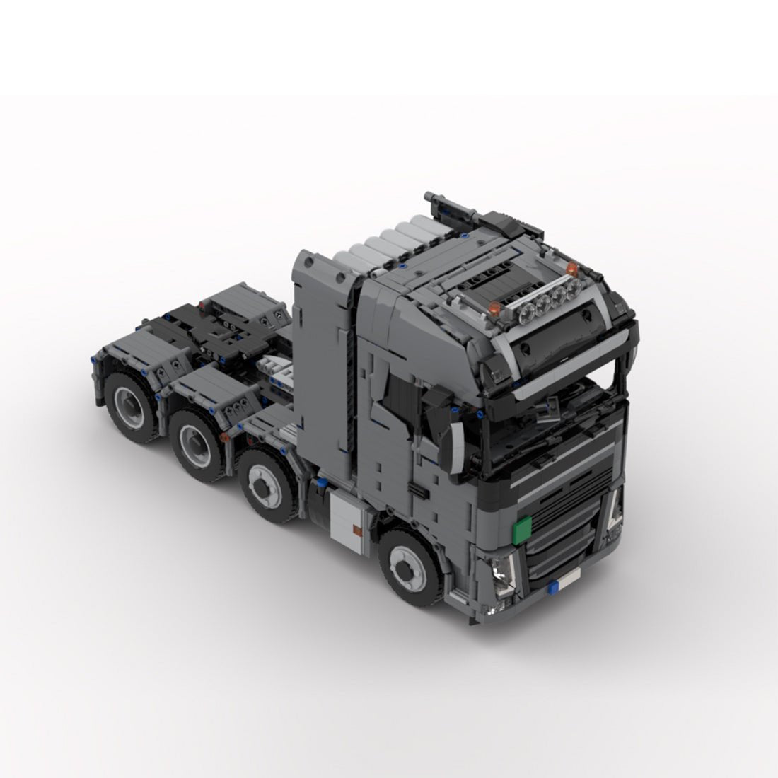 MOC - 225599 Volvo FH16_8x6 heavy tractor truck Klemmbausteine - LesDiy - Klemmbausteine