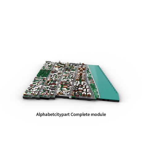 MOC - 225884 1/2000 Scale Lower Manhattan Alphabetcity Module 1 Klemmbausteine - LesDiy - Klemmbausteine