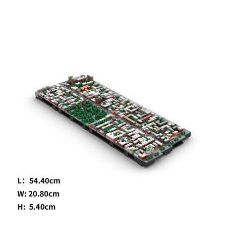 MOC - 225884 1/2000 Scale Lower Manhattan Alphabetcity Module 1 Klemmbausteine - LesDiy - Klemmbausteine