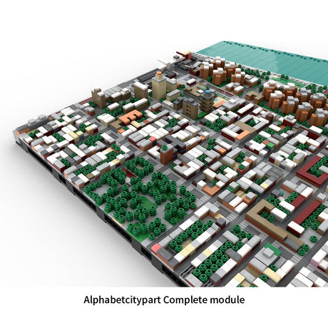 MOC - 225884 1/2000 Scale Lower Manhattan Alphabetcity Module 1 Klemmbausteine - LesDiy - Klemmbausteine