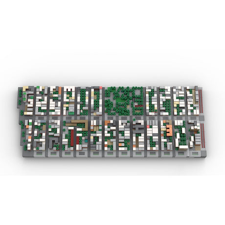 MOC - 225884 1/2000 Scale Lower Manhattan Alphabetcity Module 1 Klemmbausteine - LesDiy - Klemmbausteine