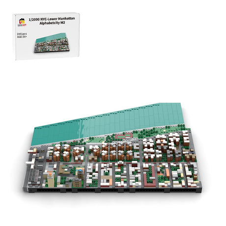 MOC - 225884 1/2000 Scale Lower Manhattan Alphabetcity Module 2 Klemmbausteine - LesDiy - Klemmbausteine