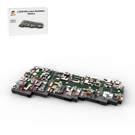 MOC - 225884 1/2000 Scale Lower Manhattan Bowery Klemmbausteine - LesDiy - Klemmbausteine
