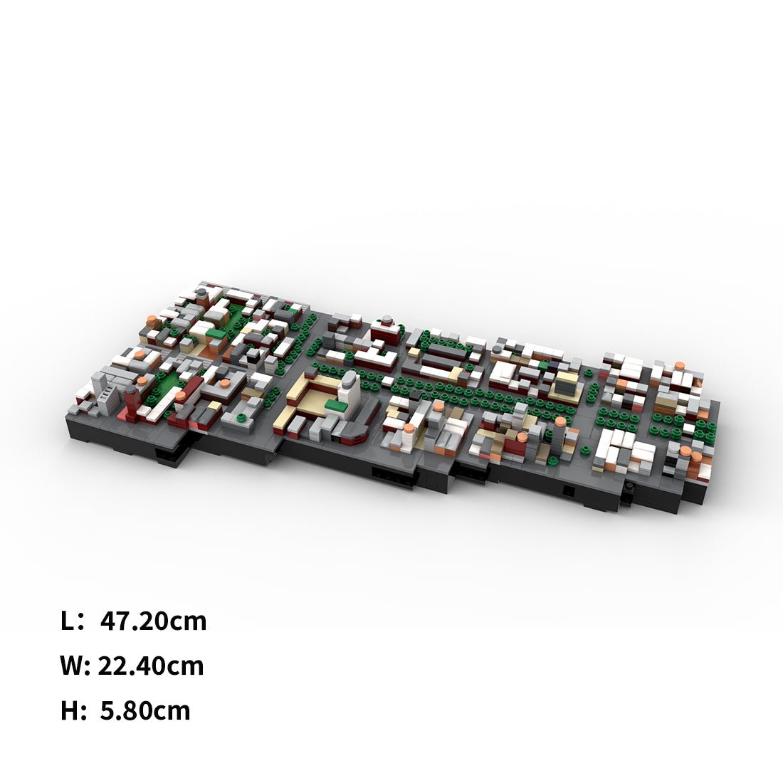 MOC - 225884 1/2000 Scale Lower Manhattan Bowery Klemmbausteine - LesDiy - Klemmbausteine