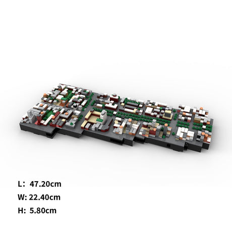 MOC - 225884 1/2000 Scale Lower Manhattan Bowery Klemmbausteine - LesDiy - Klemmbausteine