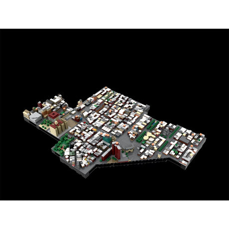 MOC - 225884 1/2000 Scale Lower Manhattan Chinatown & Little Italy Klemmbausteine - LesDiy - Klemmbausteine