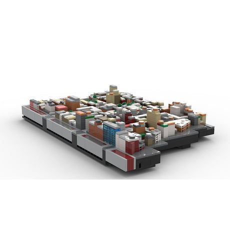 MOC - 225884 1/2000 Scale Lower Manhattan EastVillage Module 1 Klemmbausteine - LesDiy - Klemmbausteine