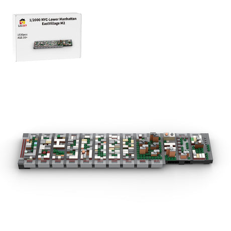 MOC - 225884 1/2000 Scale Lower Manhattan EastVillage Module 2 Klemmbausteine - LesDiy - Klemmbausteine