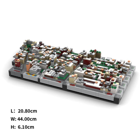 MOC - 225884 1/2000 Scale Lower Manhattan GreenwichVillage Module 1 Klemmbausteine - LesDiy - Klemmbausteine