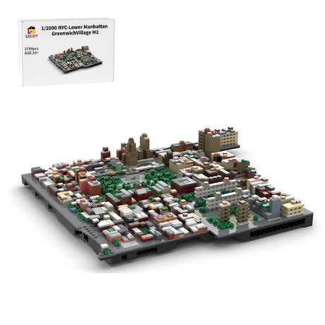 MOC - 225884 1/2000 Scale Lower Manhattan GreenwichVillage Module 2 Klemmbausteine - LesDiy - Klemmbausteine