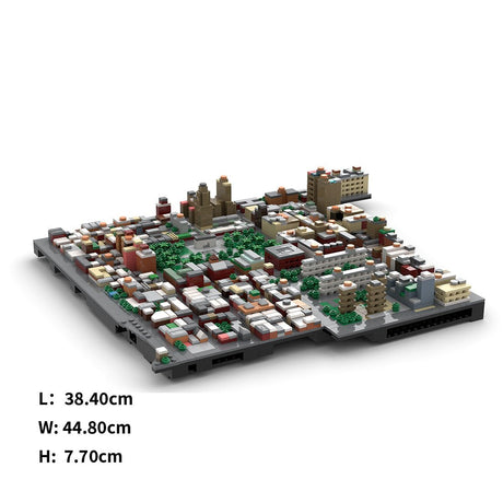 MOC - 225884 1/2000 Scale Lower Manhattan GreenwichVillage Module 2 Klemmbausteine - LesDiy - Klemmbausteine