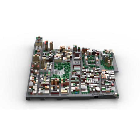 MOC - 225884 1/2000 Scale Lower Manhattan GreenwichVillage Module 2 Klemmbausteine - LesDiy - Klemmbausteine