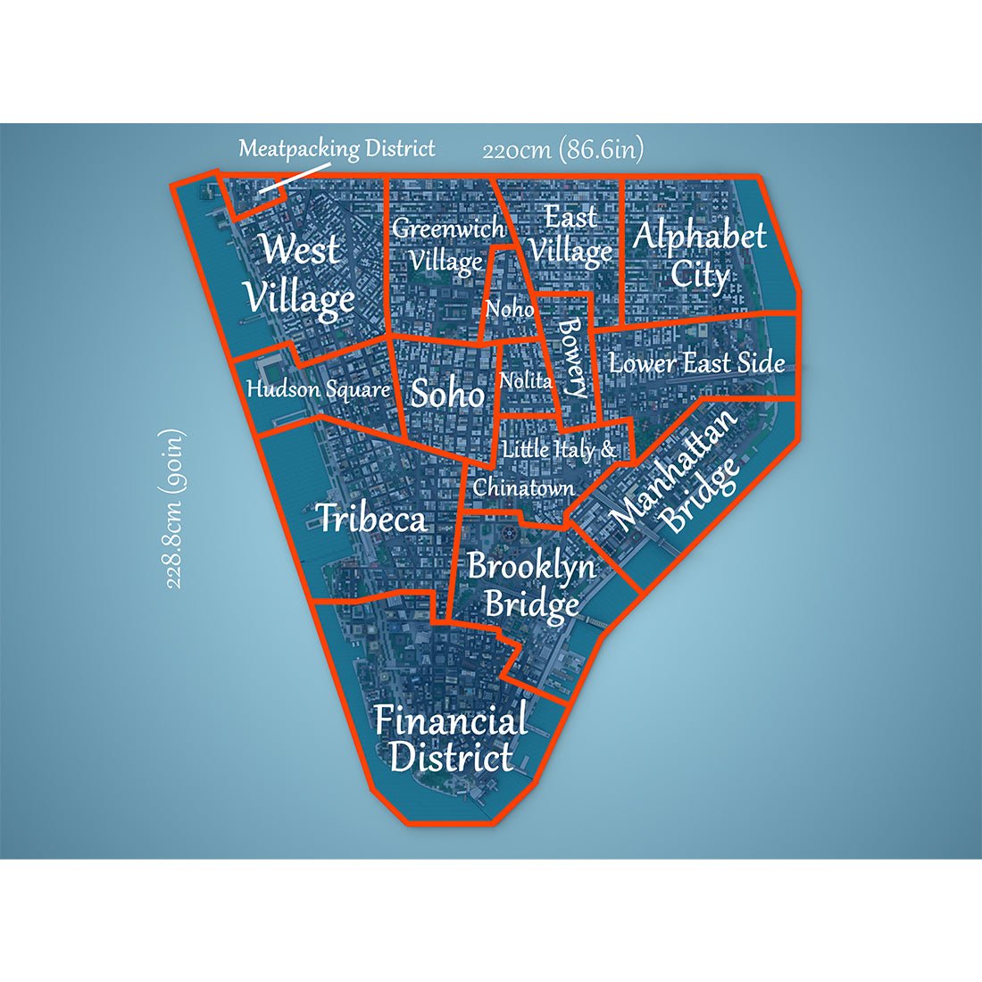 MOC - 225884 1/2000 Scale Lower Manhattan HudsonSquare Klemmbausteine - LesDiy - Klemmbausteine