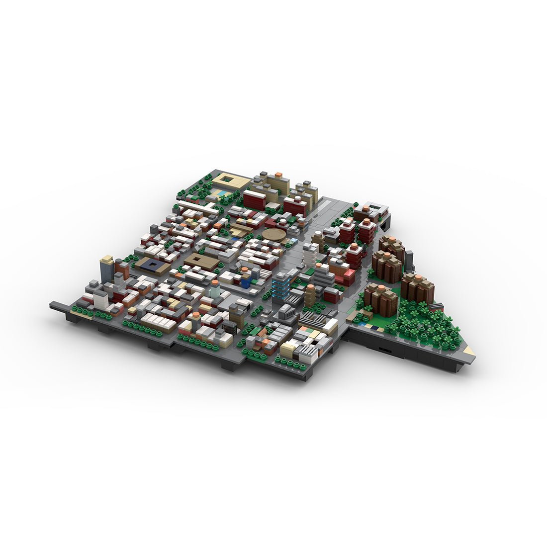 MOC - 225884 1/2000 Scale Lower Manhattan LowerEastSide Module 1 Klemmbausteine - LesDiy - Klemmbausteine