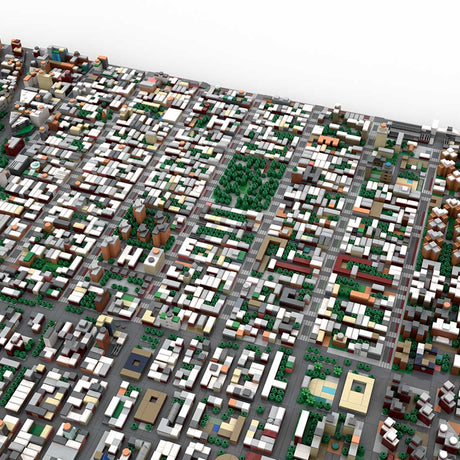 MOC - 225884 1/2000 Scale Lower Manhattan - New York City Klemmbausteine - LesDiy - Klemmbausteine