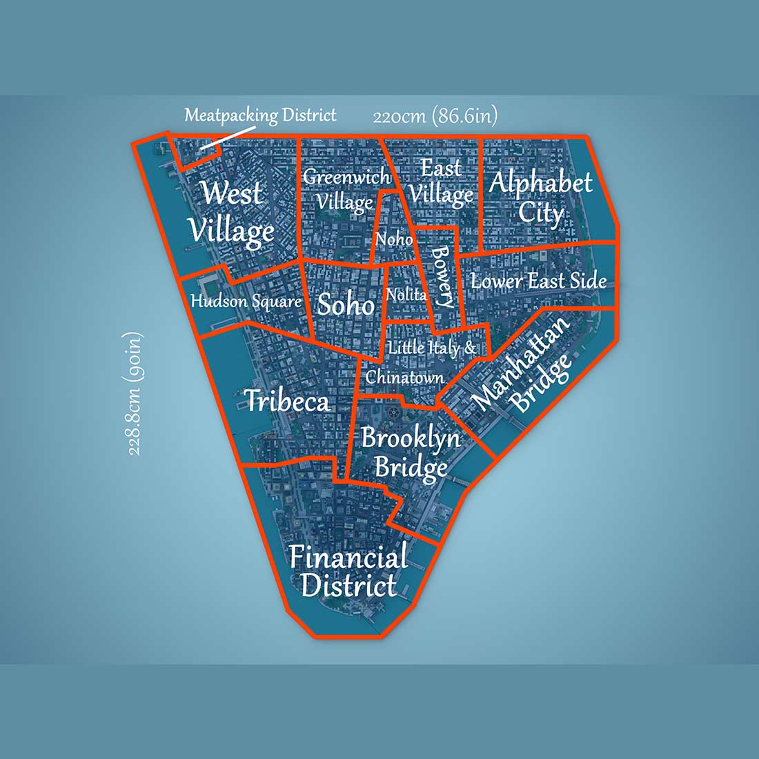 MOC - 225884 1/2000 Scale Lower Manhattan - New York City Klemmbausteine - LesDiy - Klemmbausteine