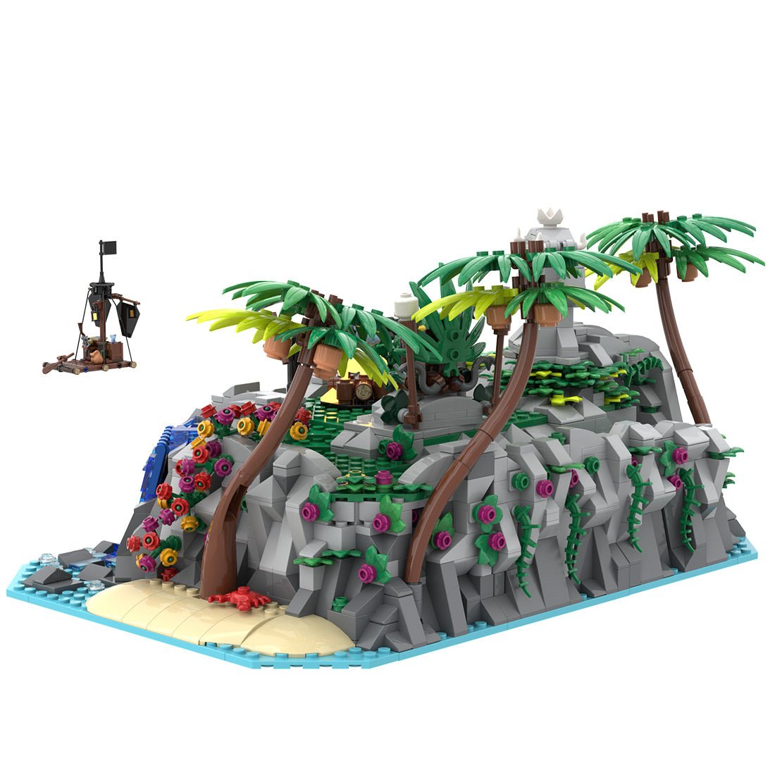 MOC - 225892 TAPU ISLAND Klemmbausteine - LesDiy - Klemmbausteine