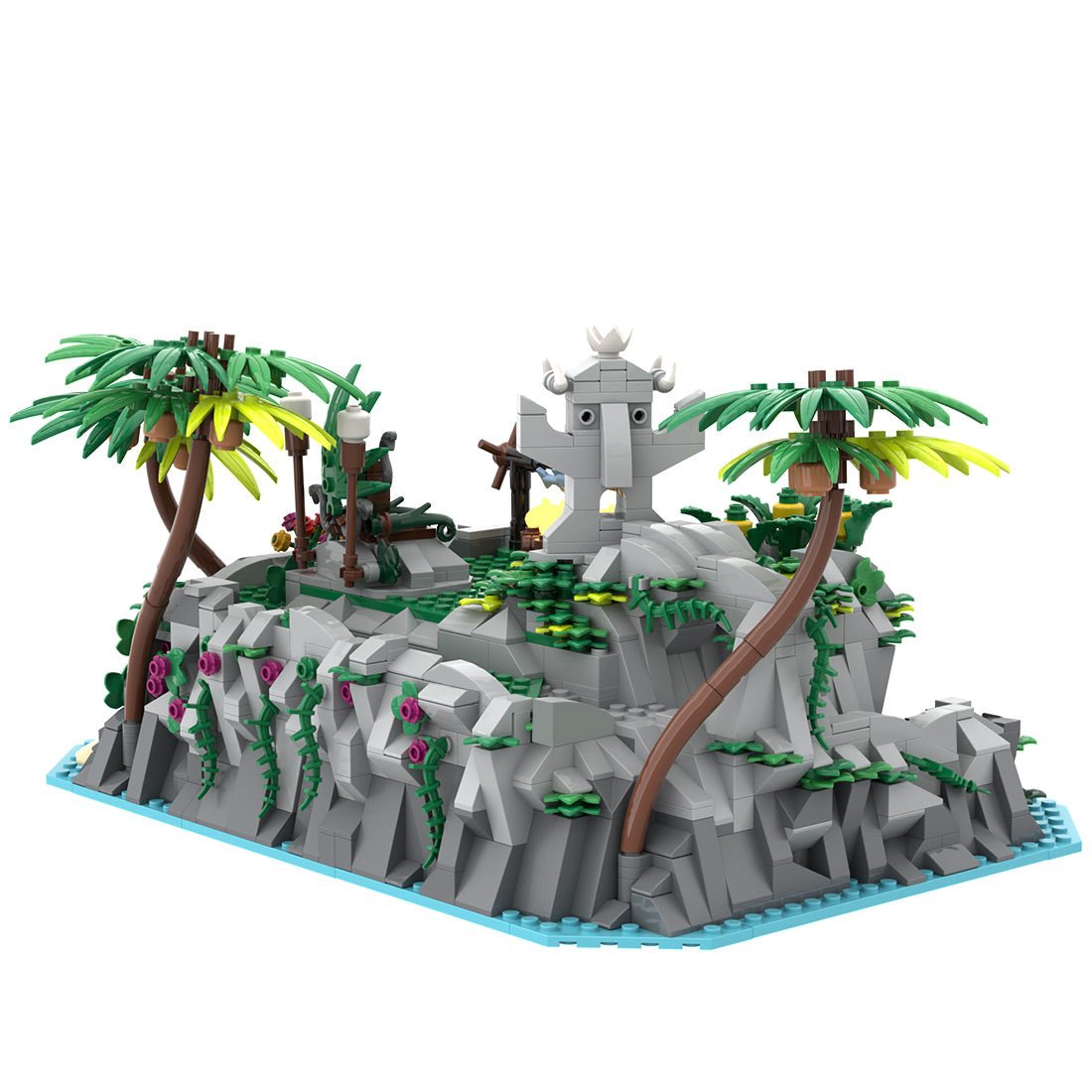 MOC - 225892 TAPU ISLAND Klemmbausteine - LesDiy - Klemmbausteine