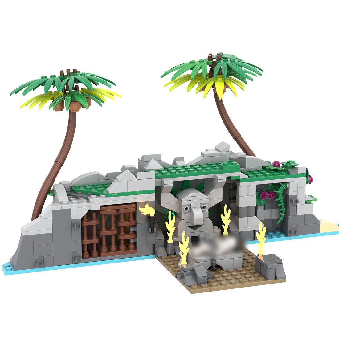MOC - 225892 TAPU ISLAND Klemmbausteine - LesDiy - Klemmbausteine