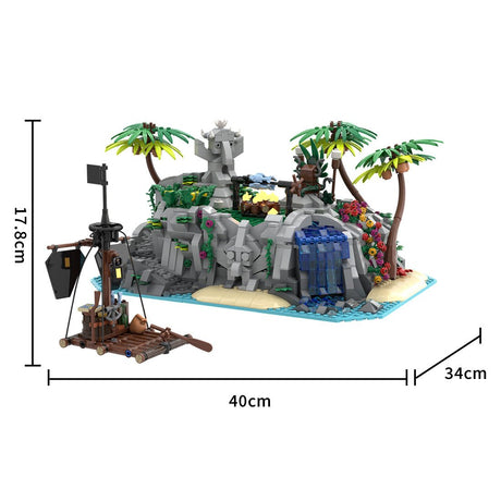 MOC - 225892 TAPU ISLAND Klemmbausteine - LesDiy - Klemmbausteine