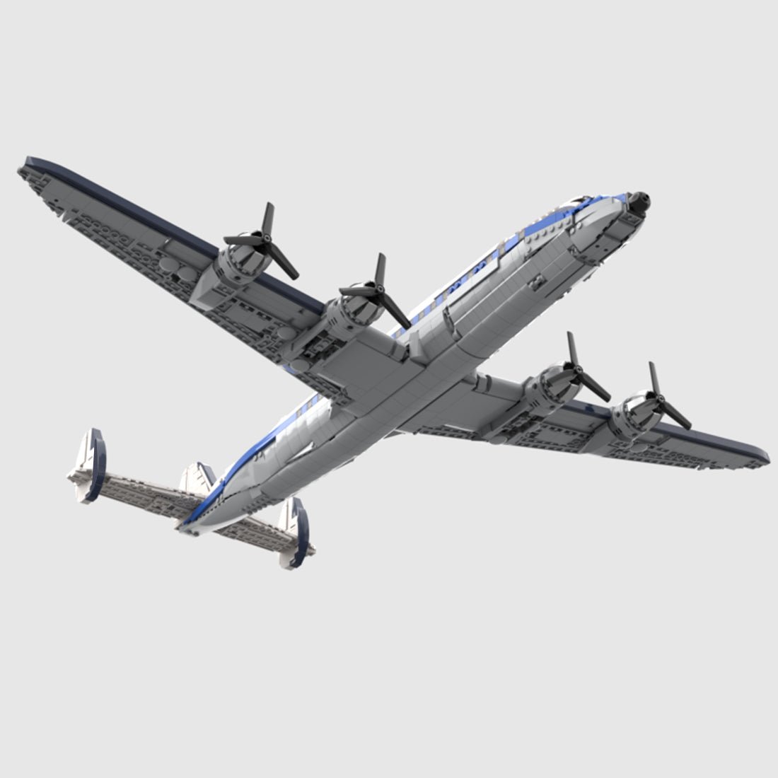 MOC - 226521 Lockheed L - 1049 Super Constellation Klemmbausteine - LesDiy - Klemmbausteine