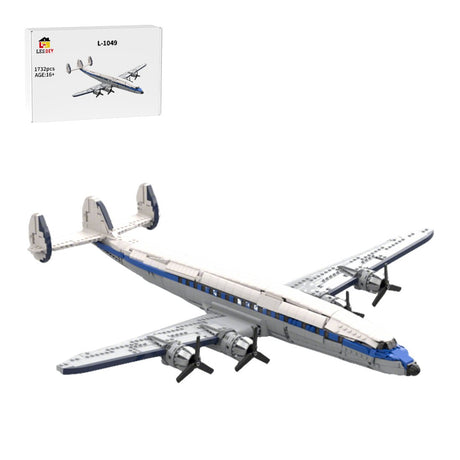 MOC - 226521 Lockheed L - 1049 Super Constellation Klemmbausteine - LesDiy - Klemmbausteine