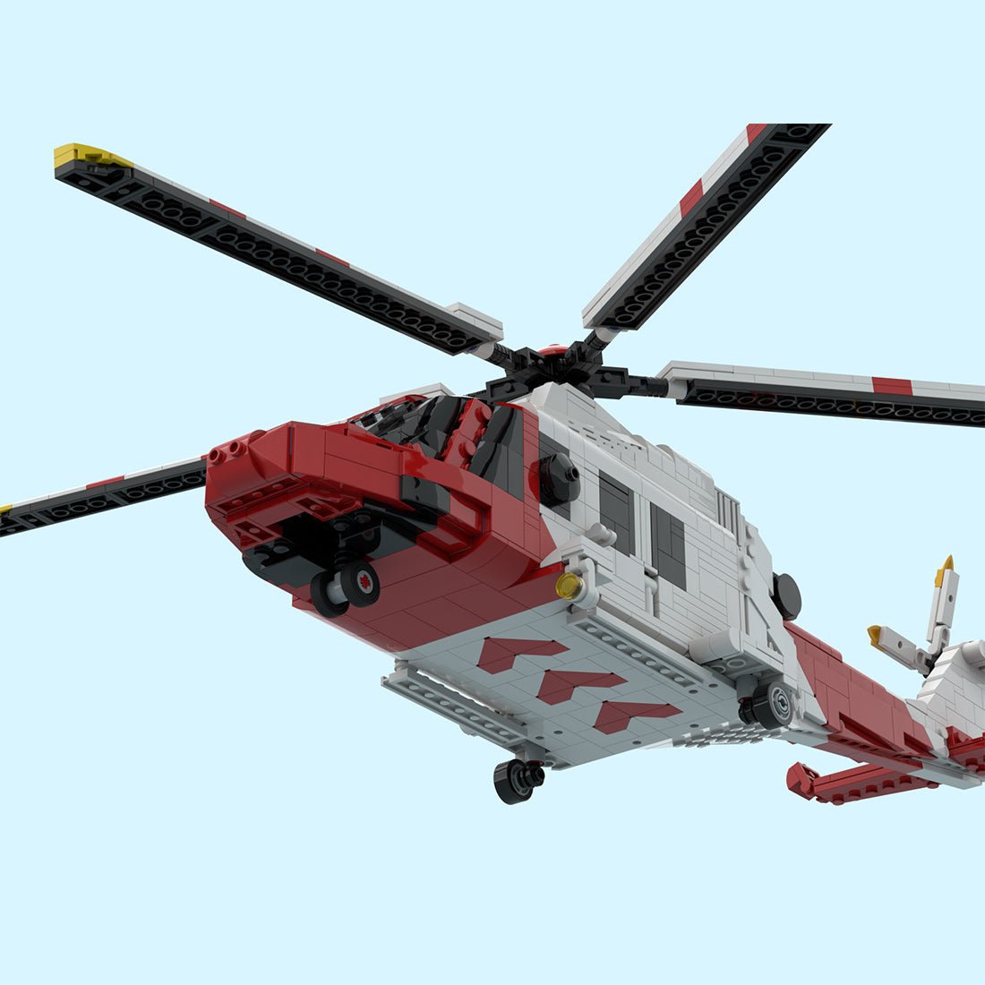 MOC - 226775 AgustaWestland AW - 139 Klemmbausteine - LesDiy - Klemmbausteine