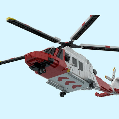MOC - 226775 AgustaWestland AW - 139 Klemmbausteine - LesDiy - Klemmbausteine