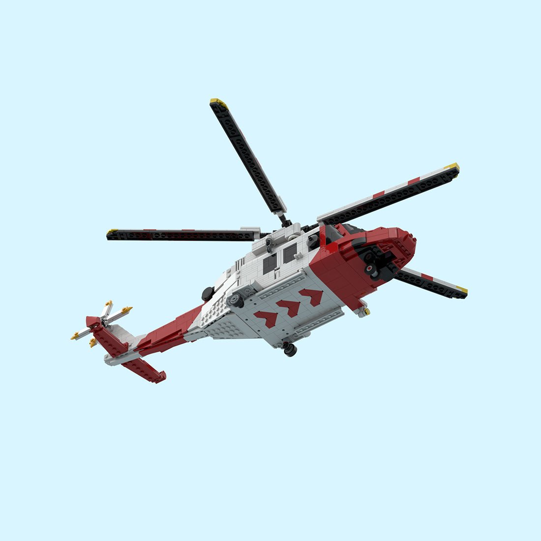 MOC - 226775 AgustaWestland AW - 139 Klemmbausteine - LesDiy - Klemmbausteine