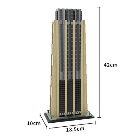 MOC - 227859 The Index (Dubai) 1:800 Scale Klemmbausteine - LesDiy - Klemmbausteine