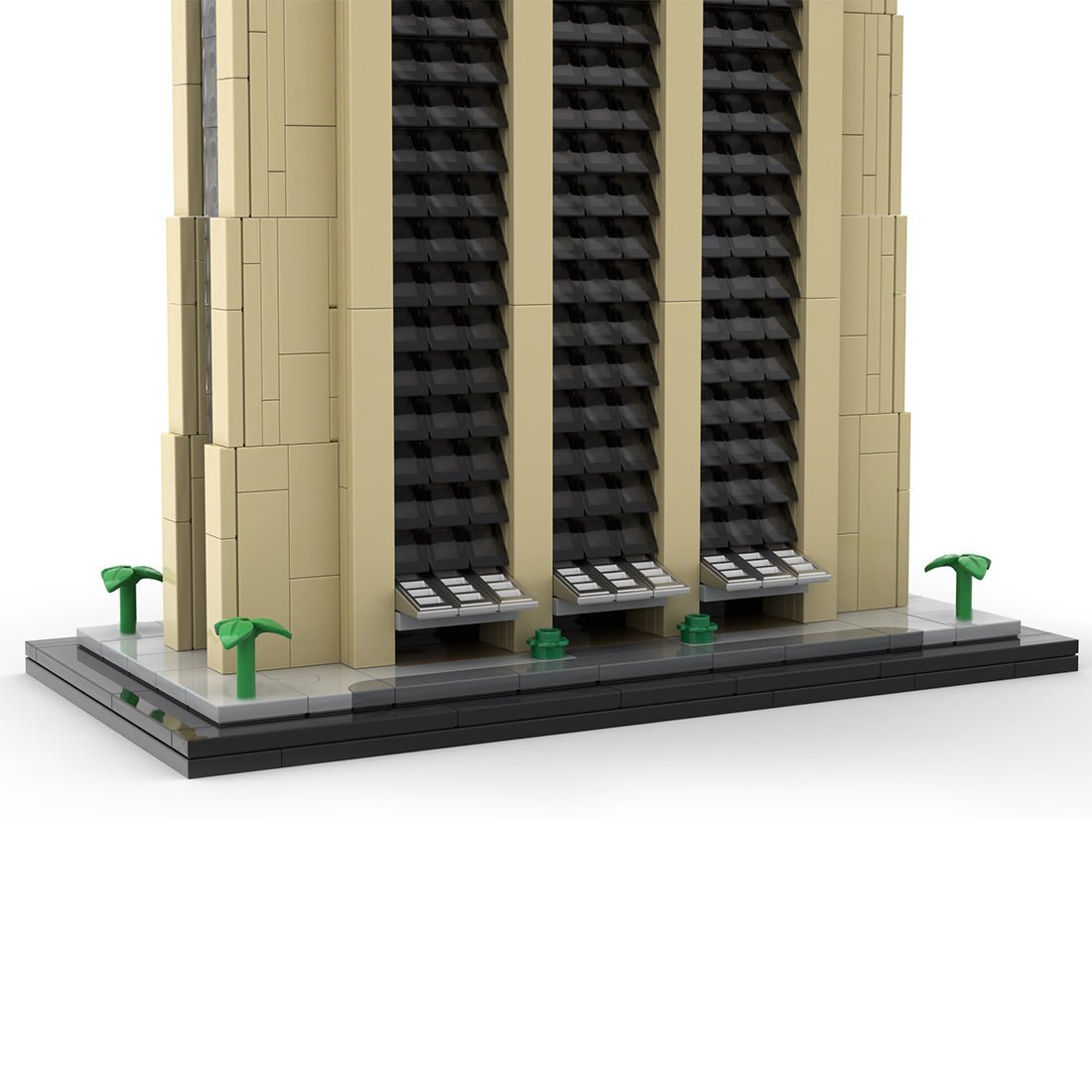 MOC - 227859 The Index (Dubai) 1:800 Scale Klemmbausteine - LesDiy - Klemmbausteine