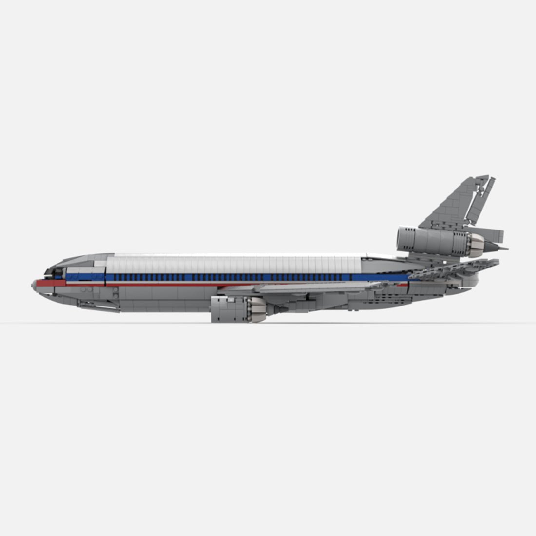 MOC - 228062 DC - 10 American Airlines Klemmbausteine - LesDiy - Klemmbausteine