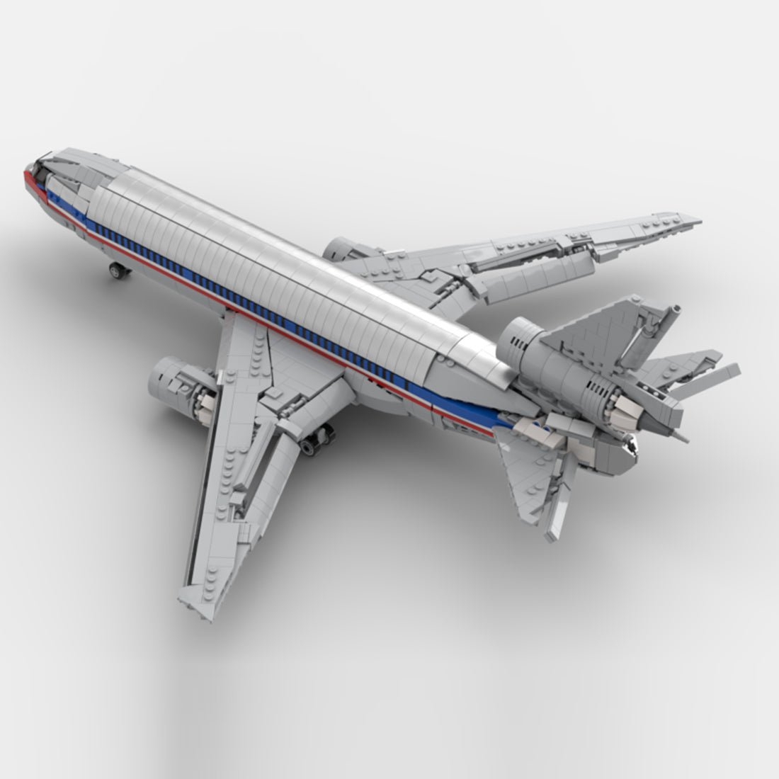 MOC - 228062 DC - 10 American Airlines Klemmbausteine - LesDiy - Klemmbausteine