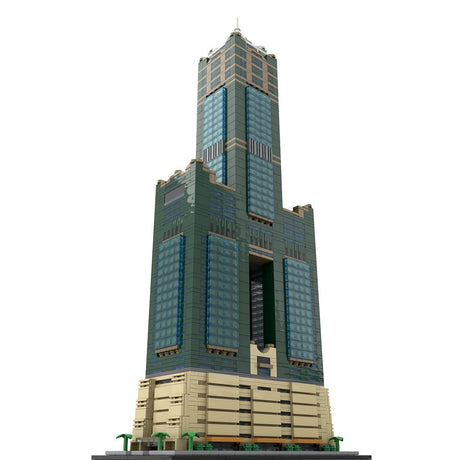 MOC - 228175 85 Sky Tower 1:800 Scale Klemmbausteine - LesDiy - Klemmbausteine