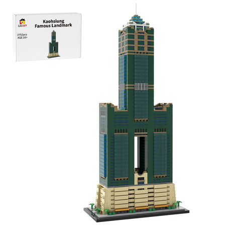 MOC - 228175 85 Sky Tower 1:800 Scale Klemmbausteine - LesDiy - Klemmbausteine