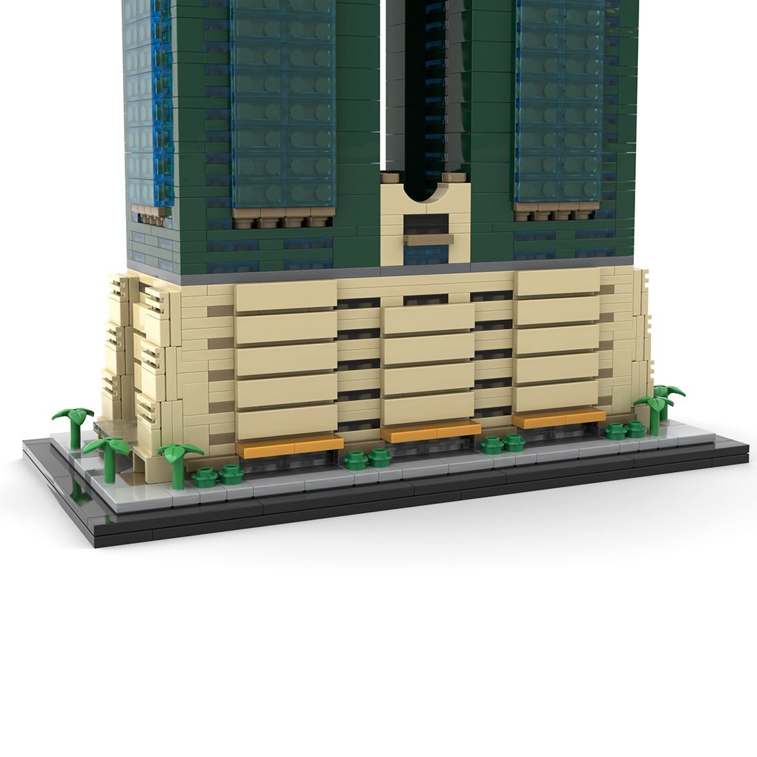 MOC - 228175 85 Sky Tower 1:800 Scale Klemmbausteine - LesDiy - Klemmbausteine