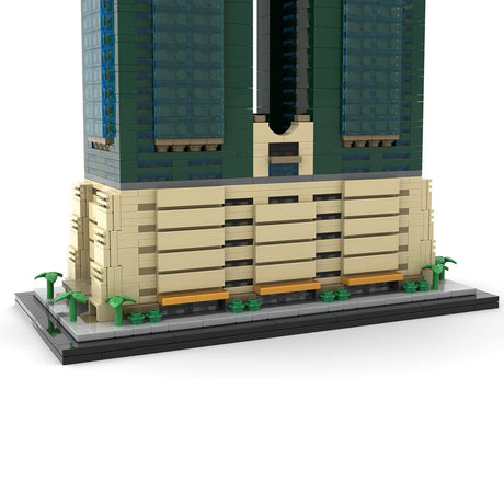 MOC - 228175 85 Sky Tower 1:800 Scale Klemmbausteine - LesDiy - Klemmbausteine
