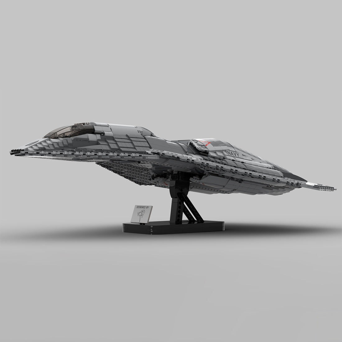 MOC - 228357 1:35 Scale F/A - 37 Talon Klemmbausteine - LesDiy - Klemmbausteine