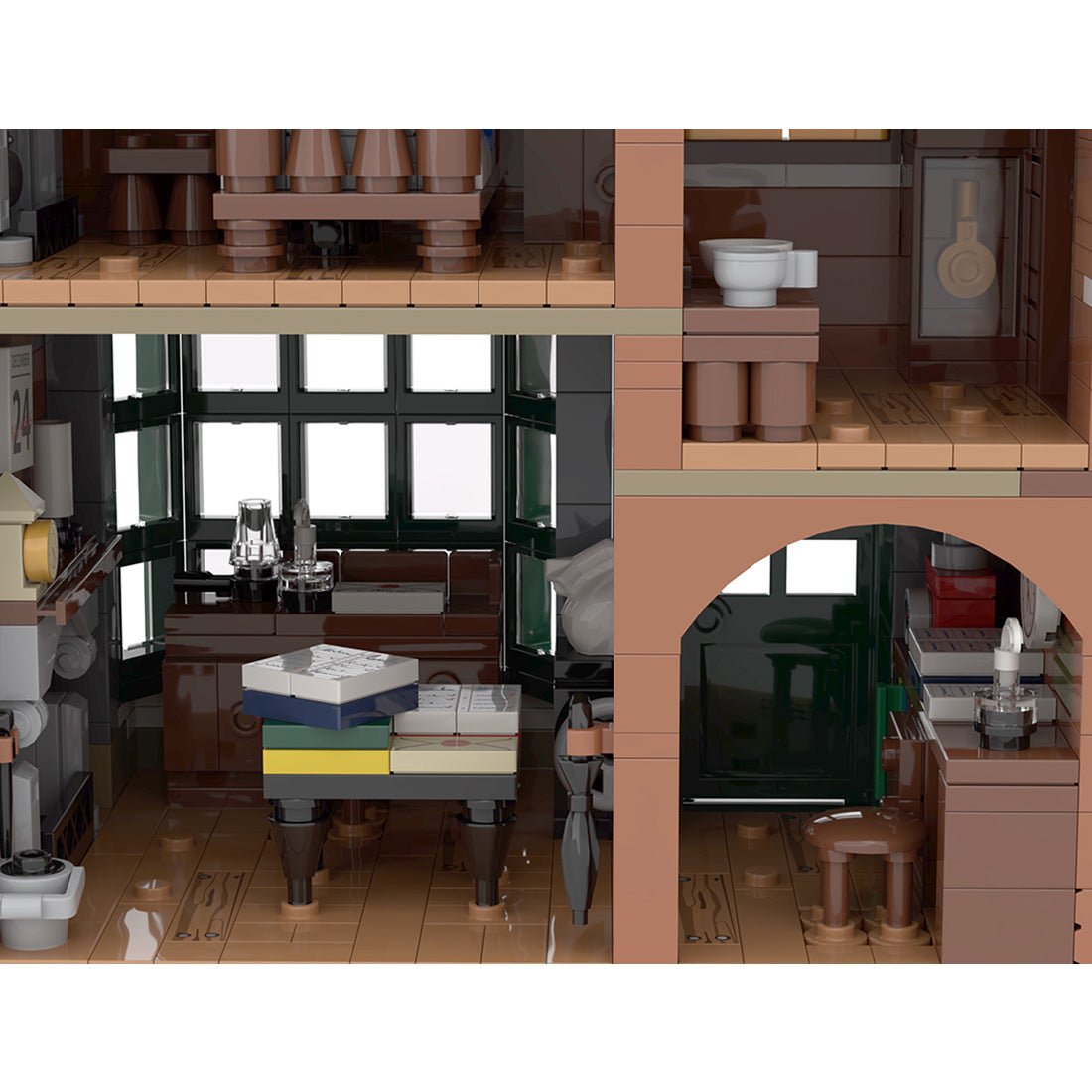 MOC - 228435 Winter Village - Scrooge & Marley Klemmbausteine - LesDiy - Klemmbausteine