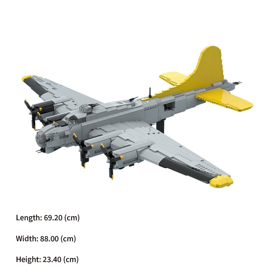 MOC - 228864 Boeing B - 17 Flying Fortress Klemmbausteine - LesDiy - Klemmbausteine