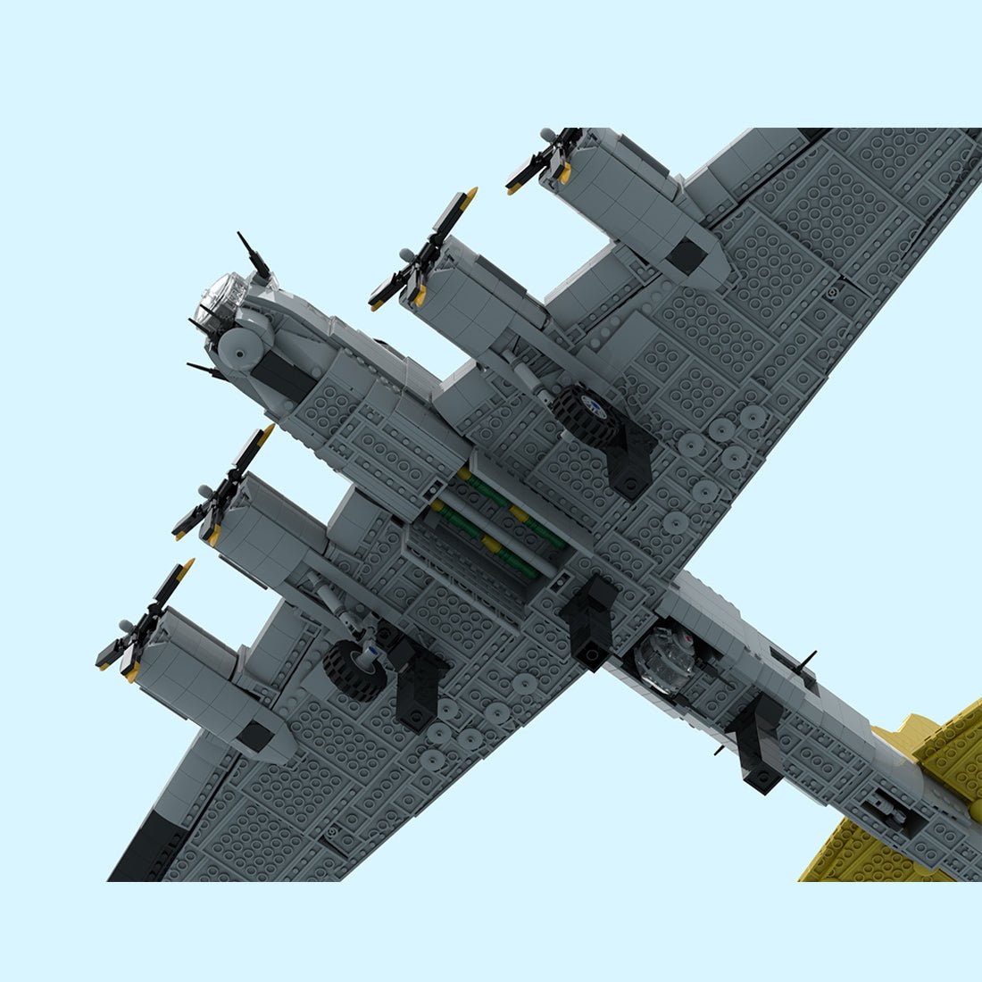 MOC - 228864 Boeing B - 17 Flying Fortress Klemmbausteine - LesDiy - Klemmbausteine