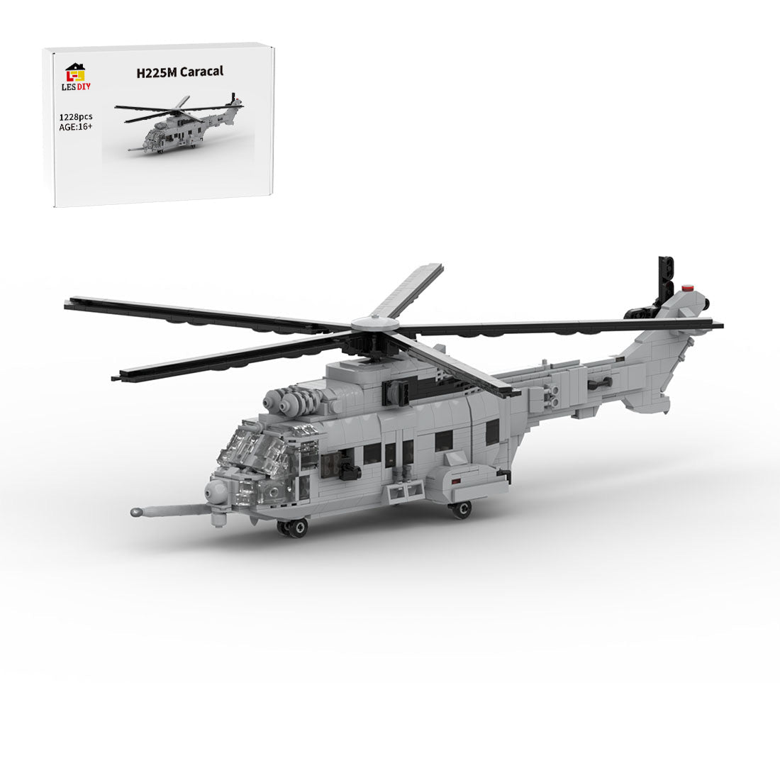 MOC - 229326 H225M Caracal Klemmbausteine - LesDiy - Klemmbausteine