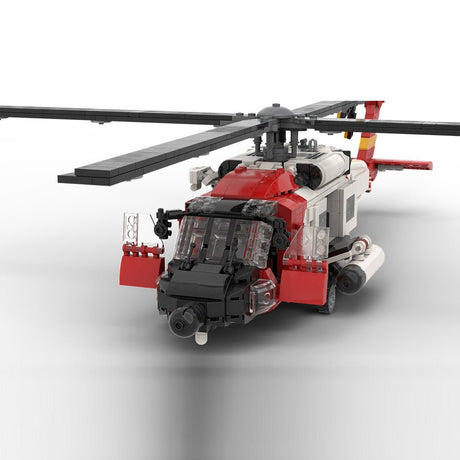 MOC - 229660 Sikorsky | HH - 60J JAYHAWK - 1:35 Scale (v3) Klemmbausteine - LesDiy - Klemmbausteine
