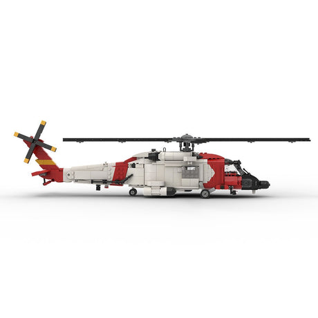 MOC - 229660 Sikorsky | HH - 60J JAYHAWK - 1:35 Scale (v3) Klemmbausteine - LesDiy - Klemmbausteine